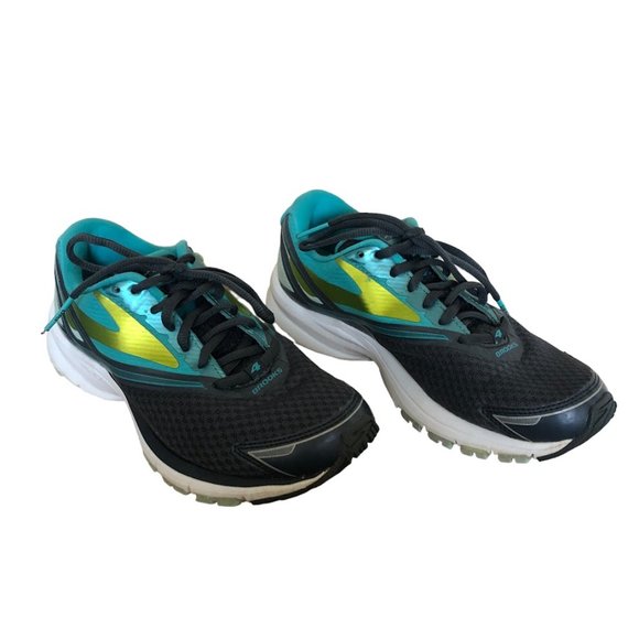 Brooks Launch 4 Dark Gray Blue Running Shoes Women's Size 7 1202341B077 - Picture 2 of 7